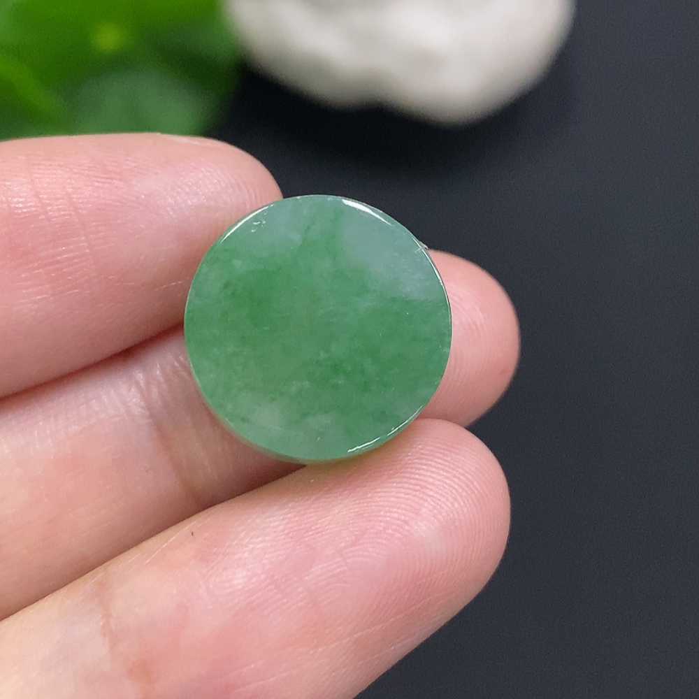 F34051165 Jadeite Plain Pendant Mounting, Total Weight Approx. 3.6g