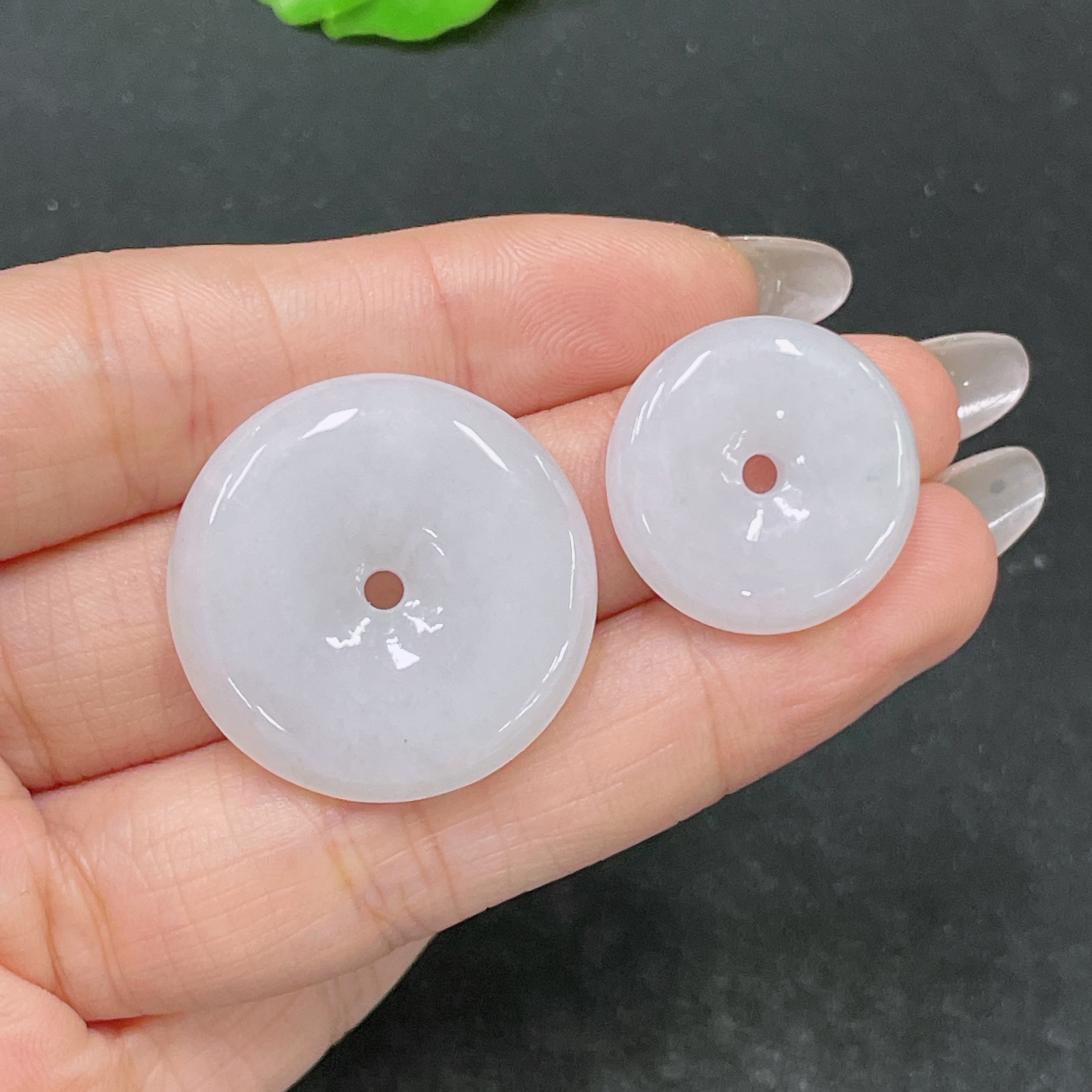 F35138405 Jadeite Pendant Safety Buckle Sell as a Lot