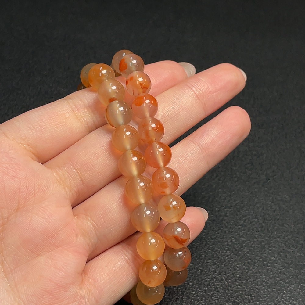 C32746355 Red Agate Bracelet, Total Weight Approx. 39.12g, Sell as a Lot