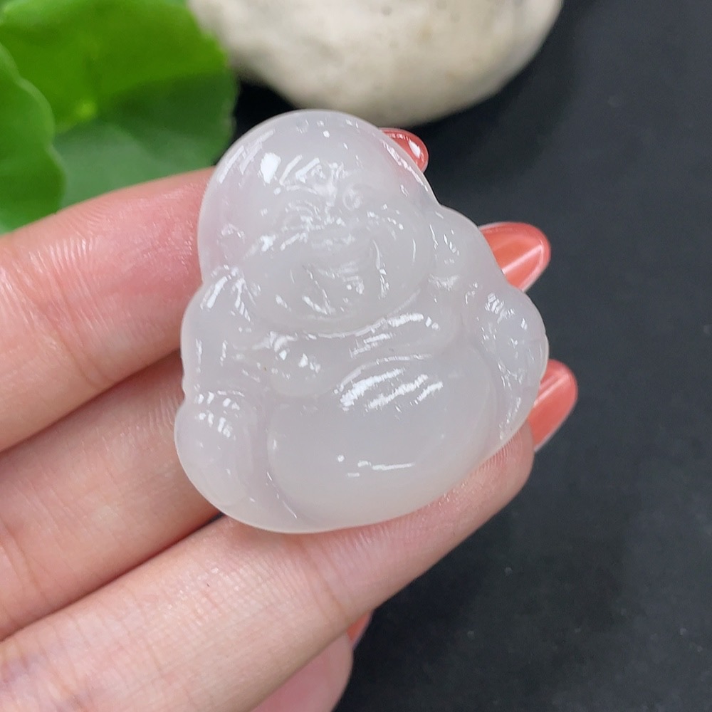 H34027051 Hetian Jade Pendant Buddha Total Weight Approx. 10.1g