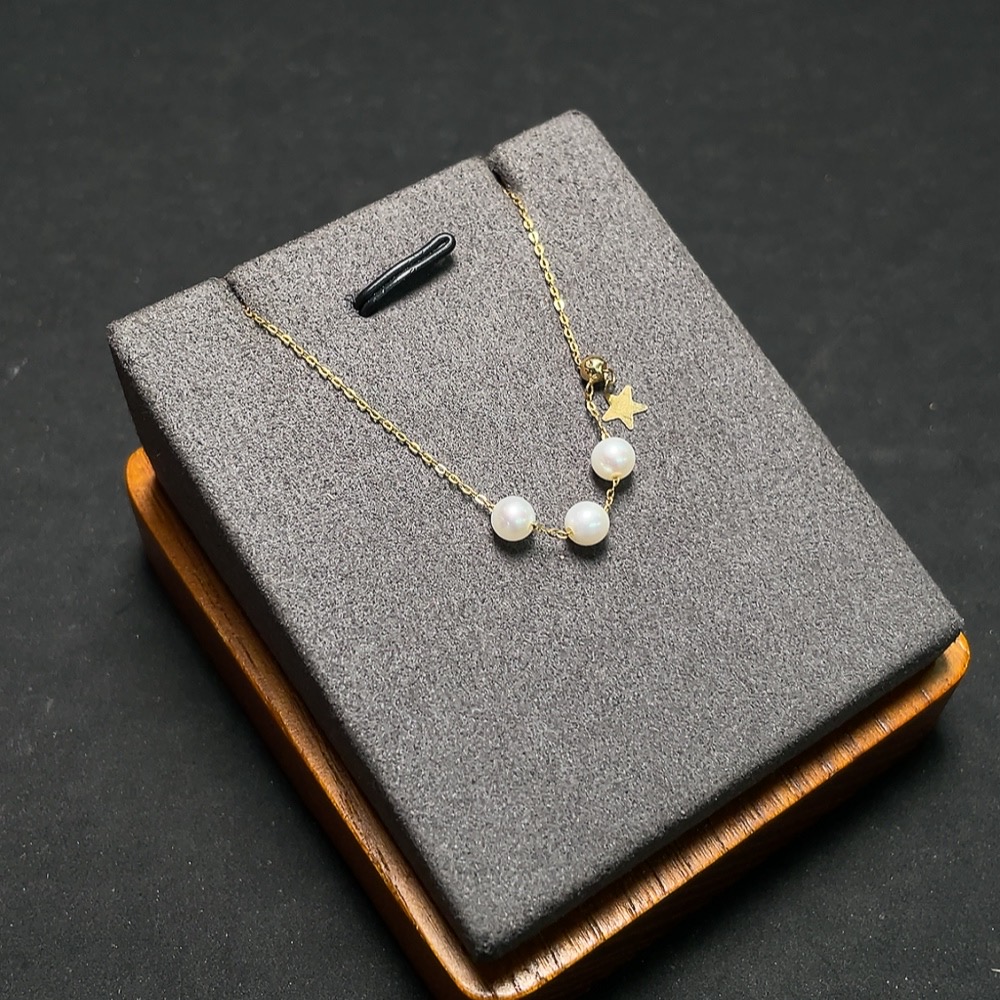 C33937817 Seawater Pearl Bracelet Color Origin Undetermined 18k Gold Total Weight Approx. 0.7g Size About 4.5mm
