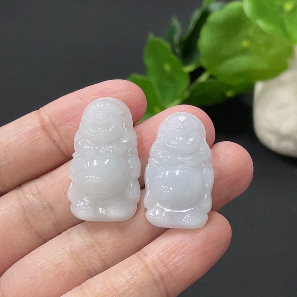 F35108567 Jadeite Standing Buddha Pendant Sell as a Lot