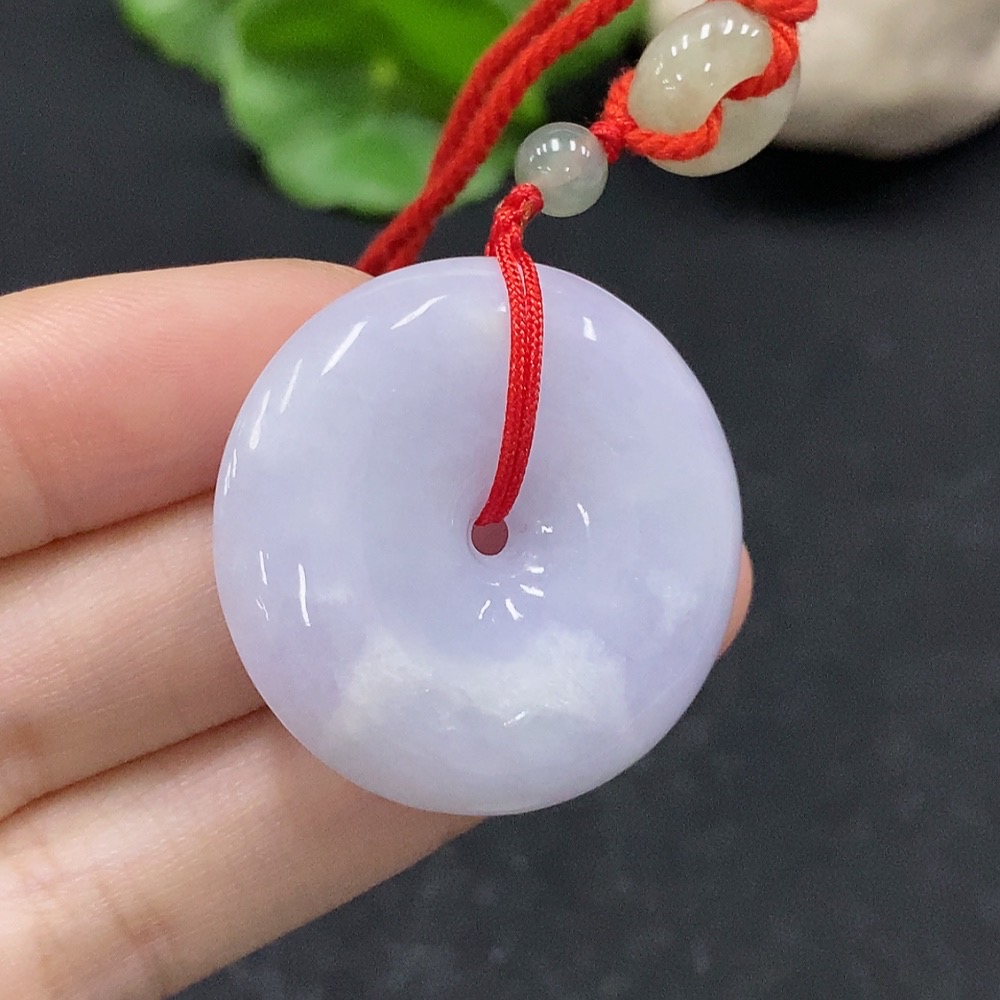 F34055984 Jadeite Peace Knot Pendant Total Weight Approx. 20.28g