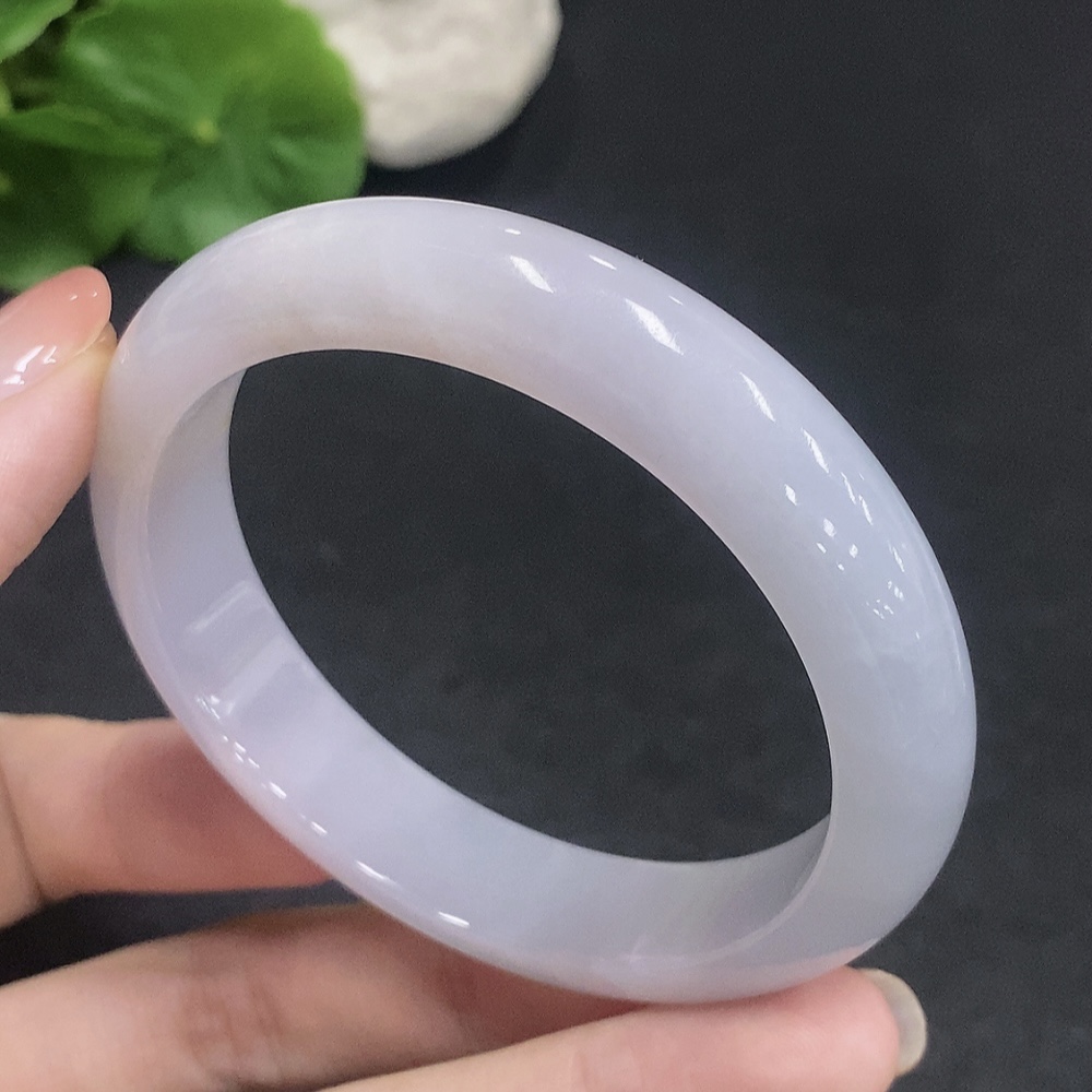 F34035153 Jadeite Regular Round Bracelet Total Weight Approx. 51.5g Size 56