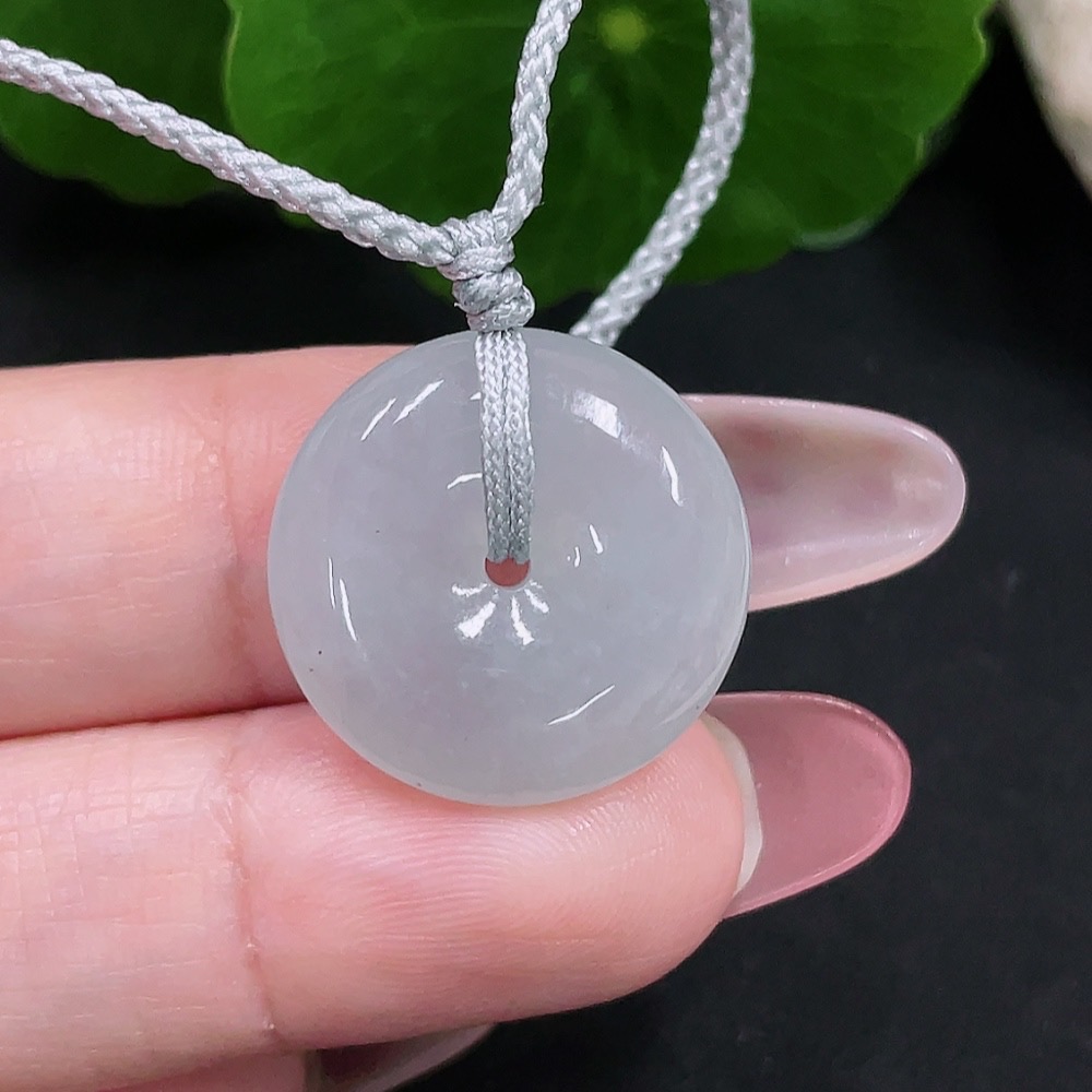 F34033545 Jadeite Safety Buckle Pendant Total Weight Approx. 5.2g