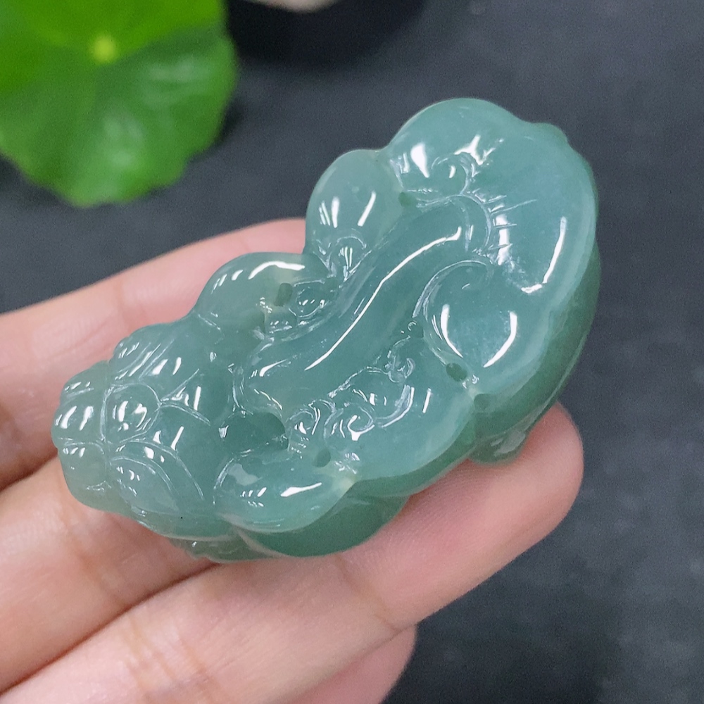 F33887320 Jadeite Pi Xiu Pendant, Total Weight Approx. 34g
