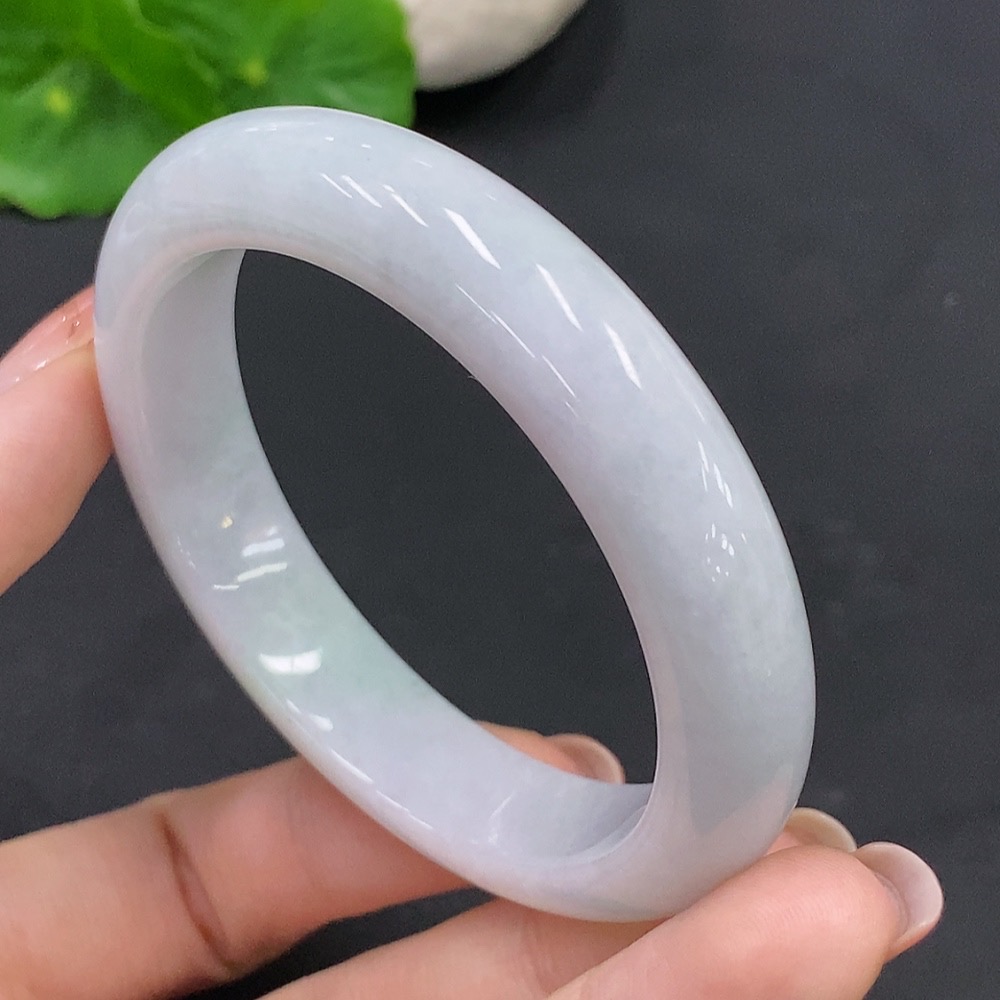 F26044946 Jadeite Round Bangle Total Weight Approx. 52g Size 54