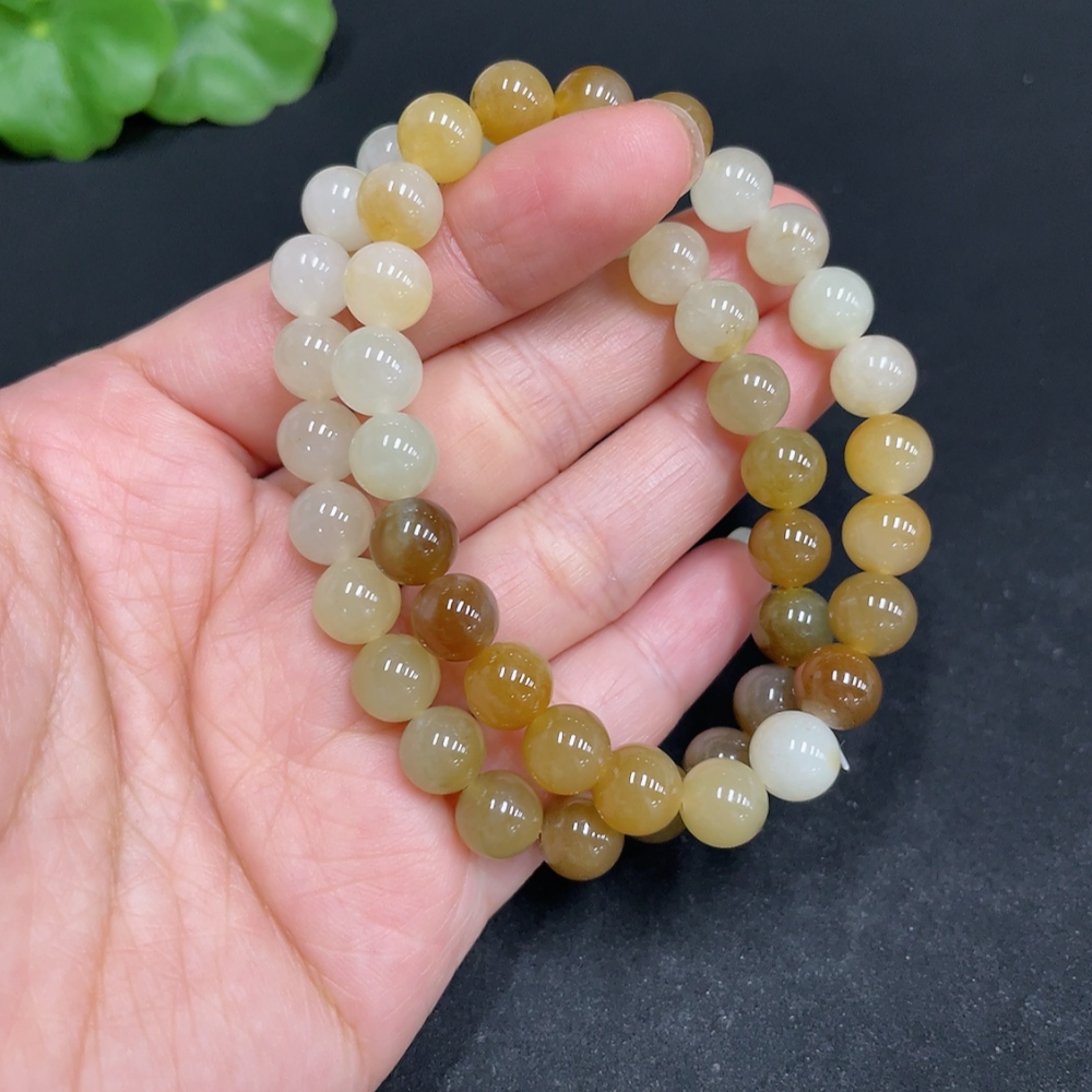 H34036902 Hetian Jade Bracelet, Approx. 7.7/7.6mm, Total Weight Approx. 33.6g