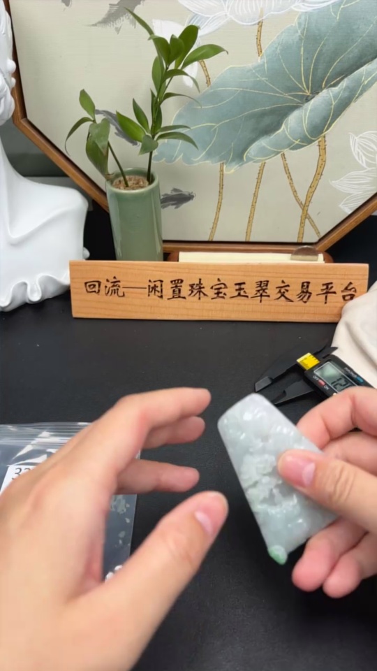 F33866017 Jadeite Landscape Pendant挂件 Total Weight Approximately 87.9g