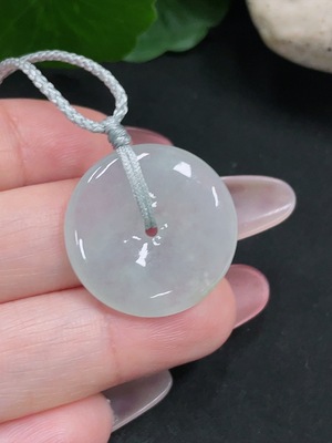 F34033534 Jadeite Peach Blossom Pendant with a Total Weight of Approximately 5.7g