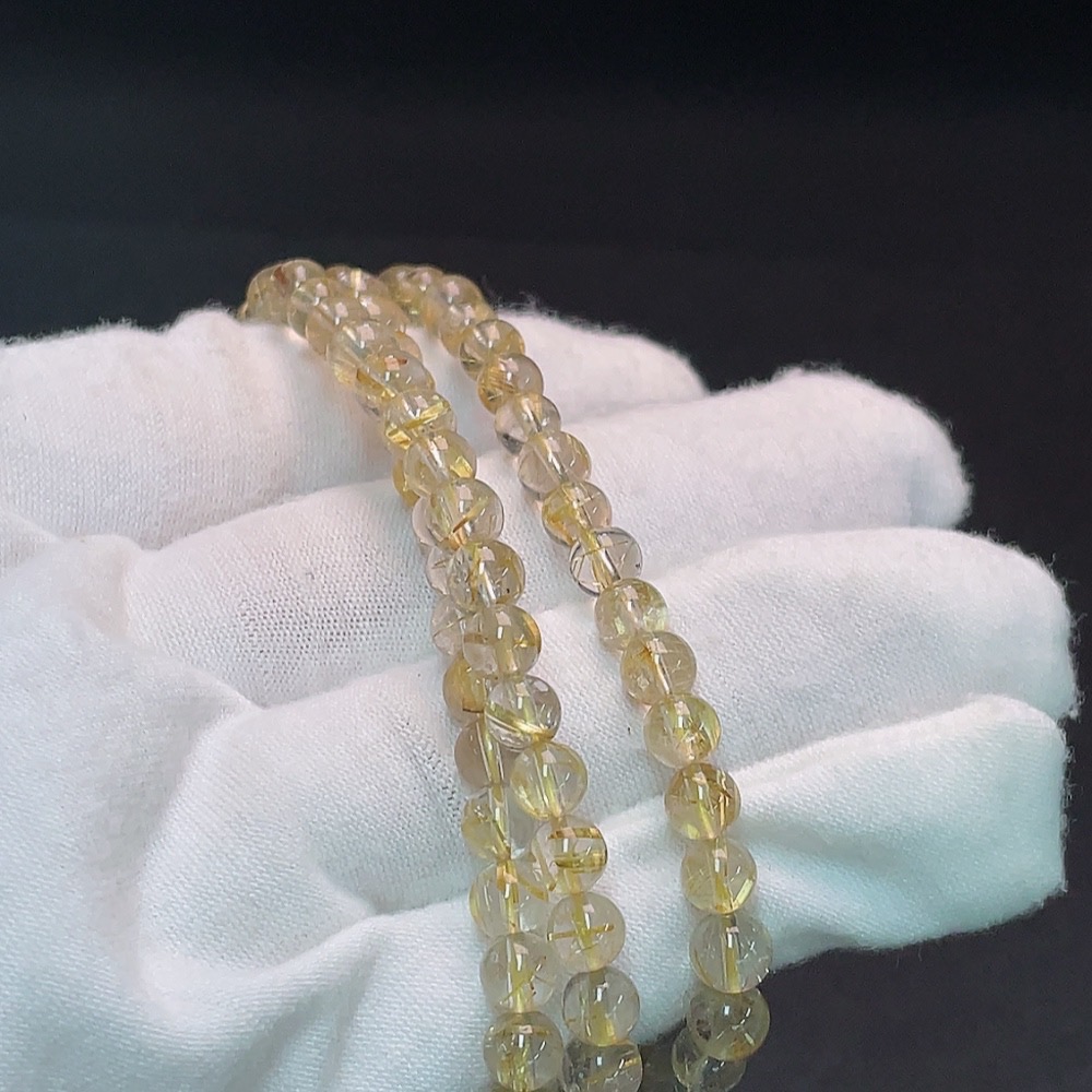 C32744394 Crystal Bead Strand Total Weight Approx. 25.2g Size 5.3mm