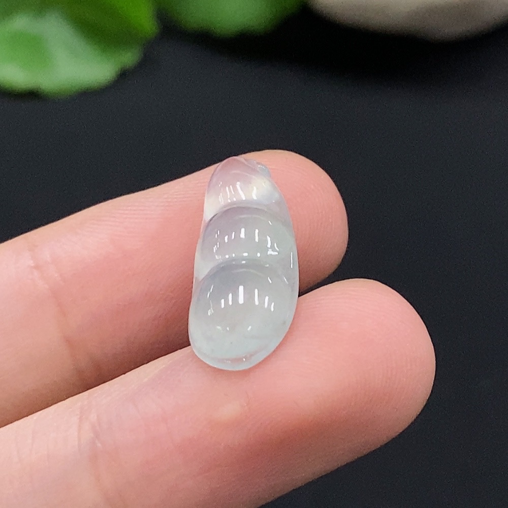 F35082300 Jadeite Dou Embellished Piece, Total Weight Approx. 1.5g