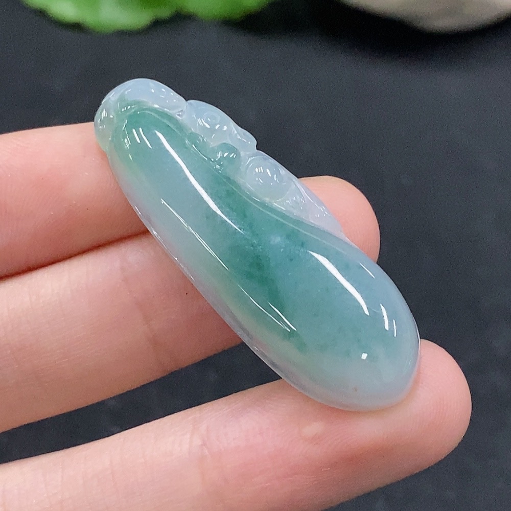 F34963744 Jadeite Pendant Lucky Melon Total Weight Approx. 6.82g