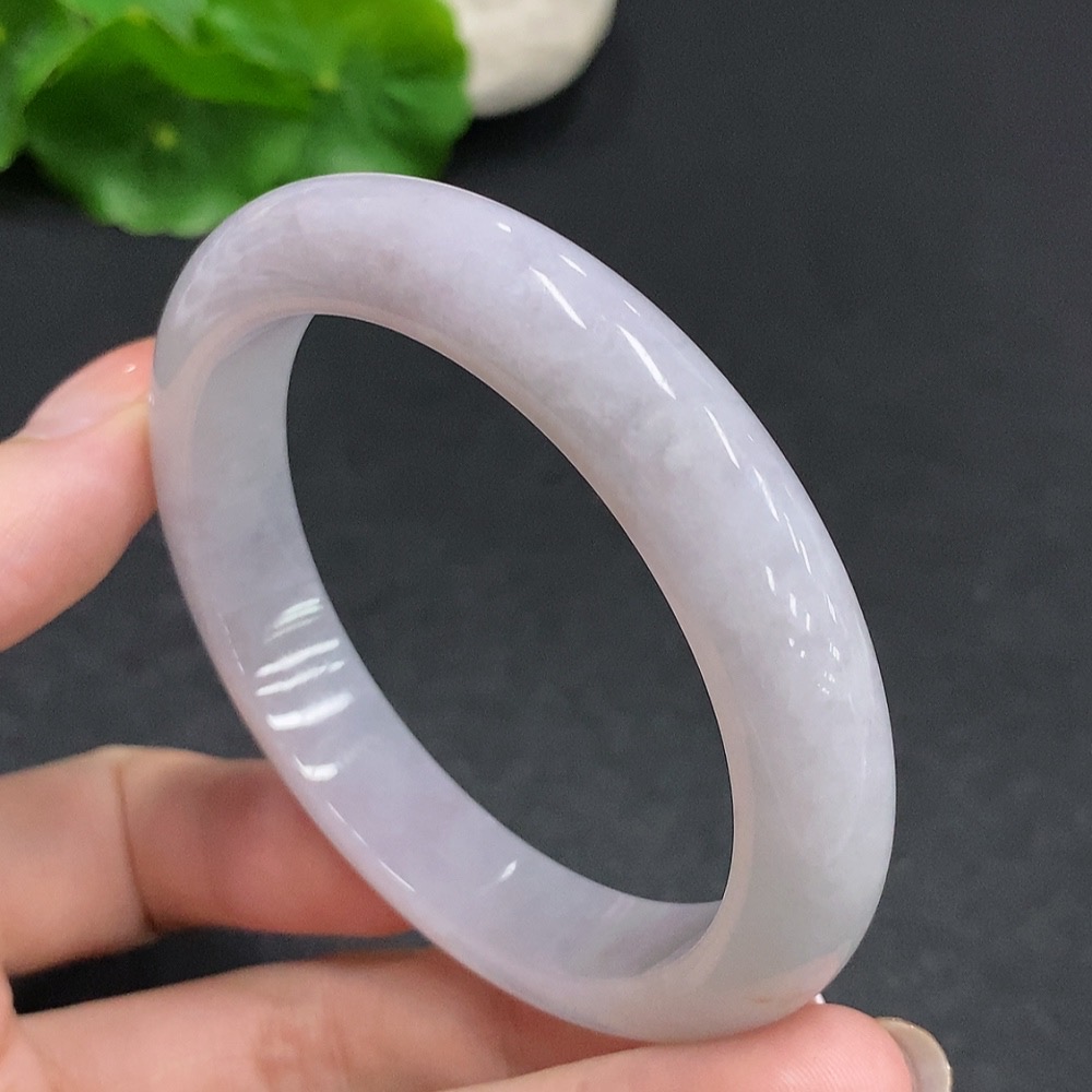 F34059942 Jadeite Round Bangle Total Weight Approx. 50.7g Size 56