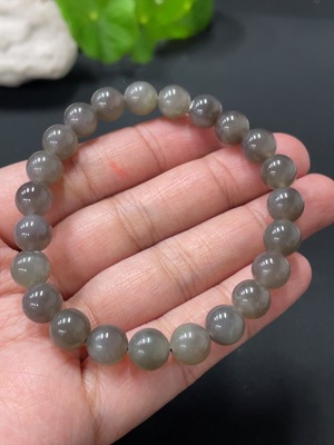 H28196713 Hetian Jade Bracelet Approx. 7.9mm Beads Total Weight Approx. 17.78g