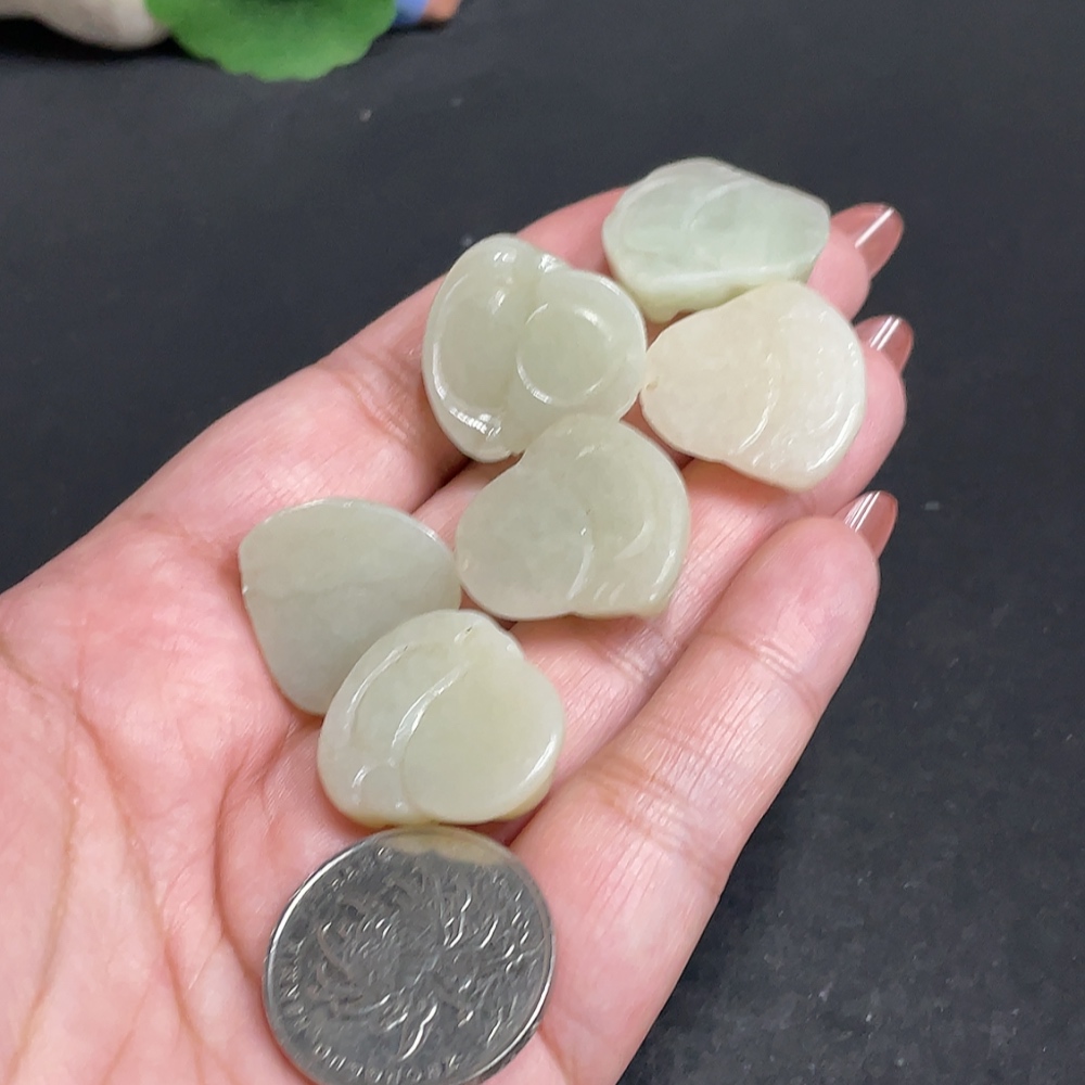 H34054277 Hetian Jade Pendant Buddha Total Weight Approx. 38g