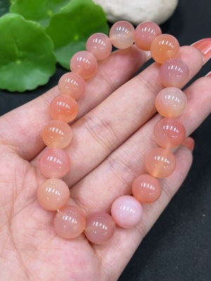 H34026649 Yanyuan Agate Bracelet approx.9.7mm total weight approx.26.1g