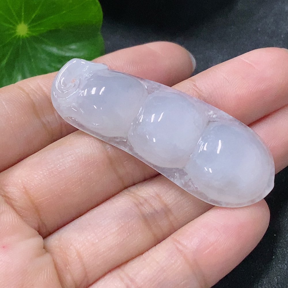 F34954892 Jadeite Pendant Lucky Bean Total Weight Approx. 9.12g