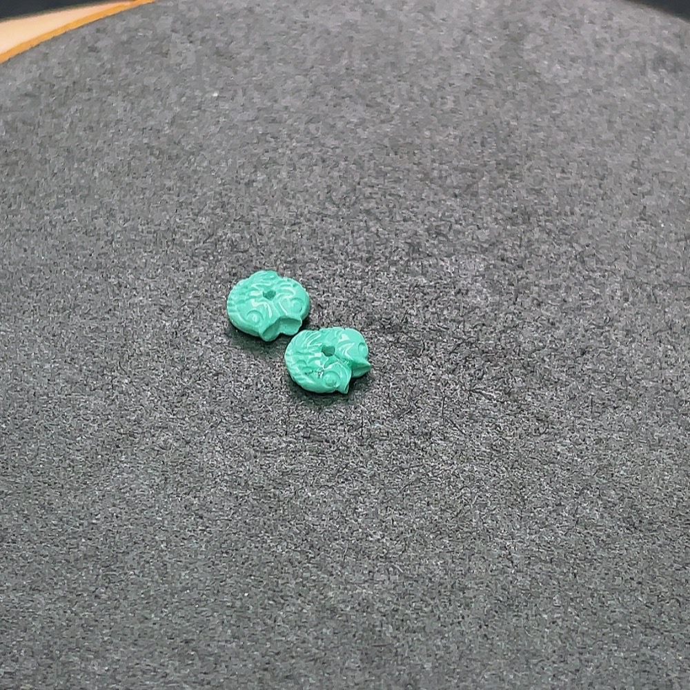 C33892215 Turquoise Jewelry Containing Other Mineral Components, Total Weight Approximately 0.45g, Sell as a Lot