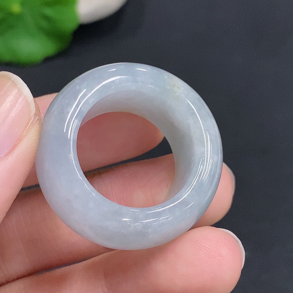 F33876983 Jadeite Ring Size 21 Total Weight Approx. 18.1g