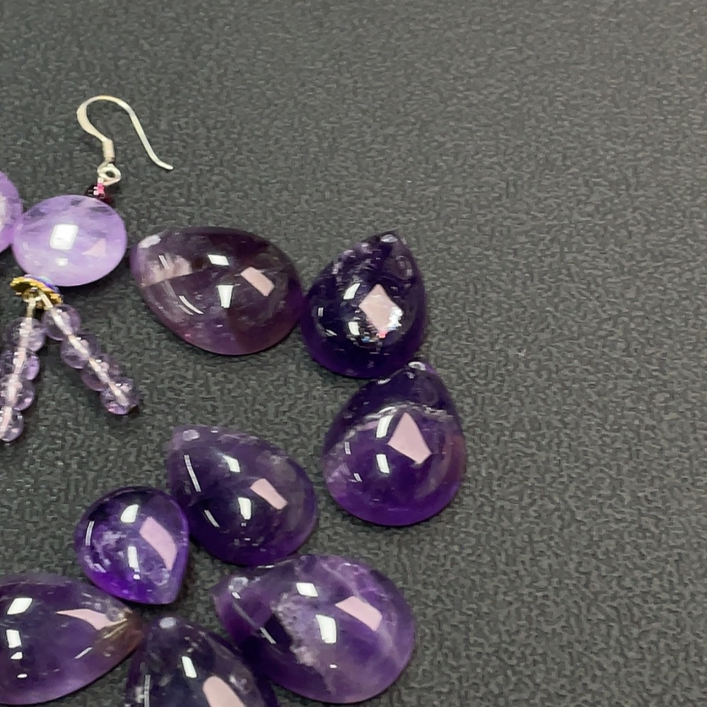 C25911718 Crystal Inlaid Earrings + Pendant