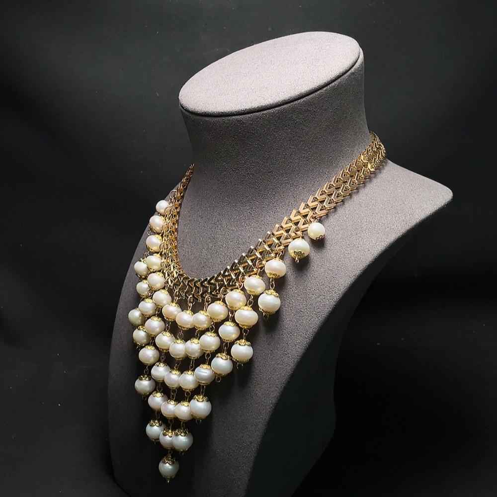 C34988224 Pearl Necklace Total Weight Approximately 101.54g