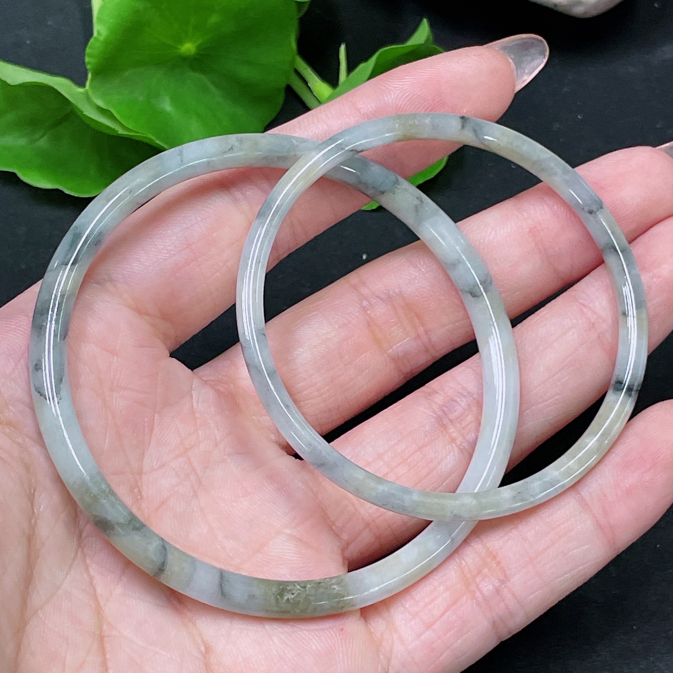 F34983451 Jadeite Round Bangle Sell as a Lot Size 50.8/58.3