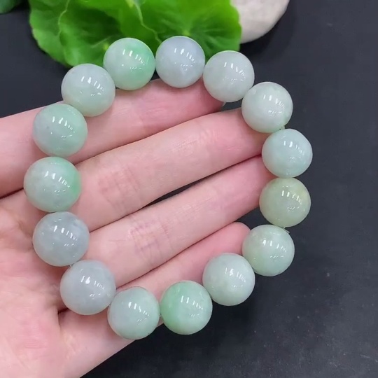 F33907484 Jadeite Bracelet Total Weight Approx. 61.5g Size About 13.3mm