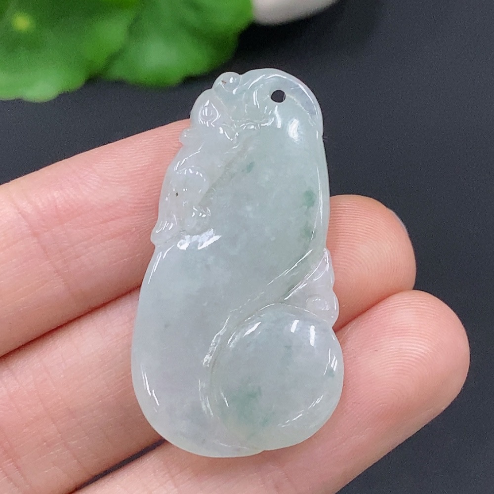 F29364934 Jadeite Pendant Total Weight Approx.7.66g