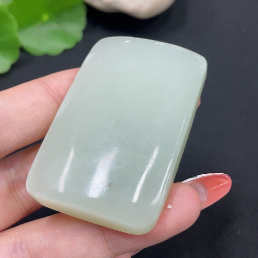 H34017320 Hetian Jade Pendant Plain Pendant Total Weight Approx.55g