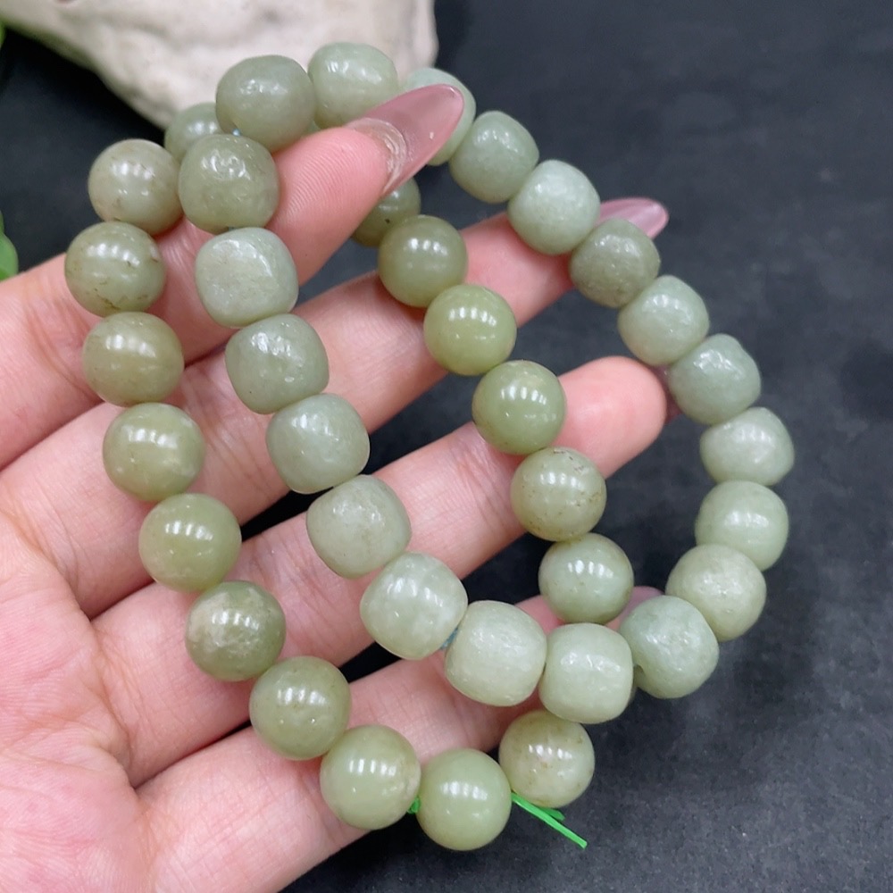 H33885974 Hetian Jade Bracelet, Maximum 9.7mm, Total Weight Approx. 59.9g