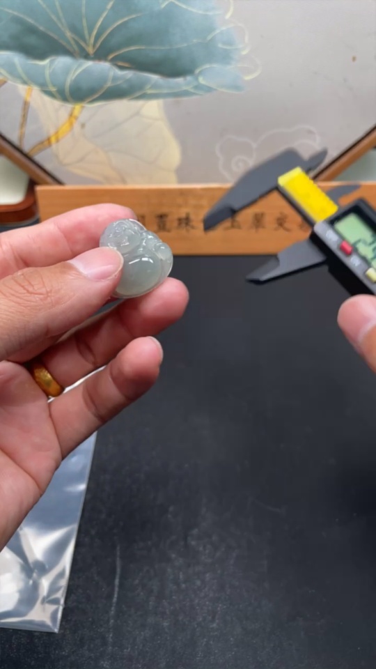 F35136885 Jadeite Pendant Buddha Total Weight Approx. 6.18g