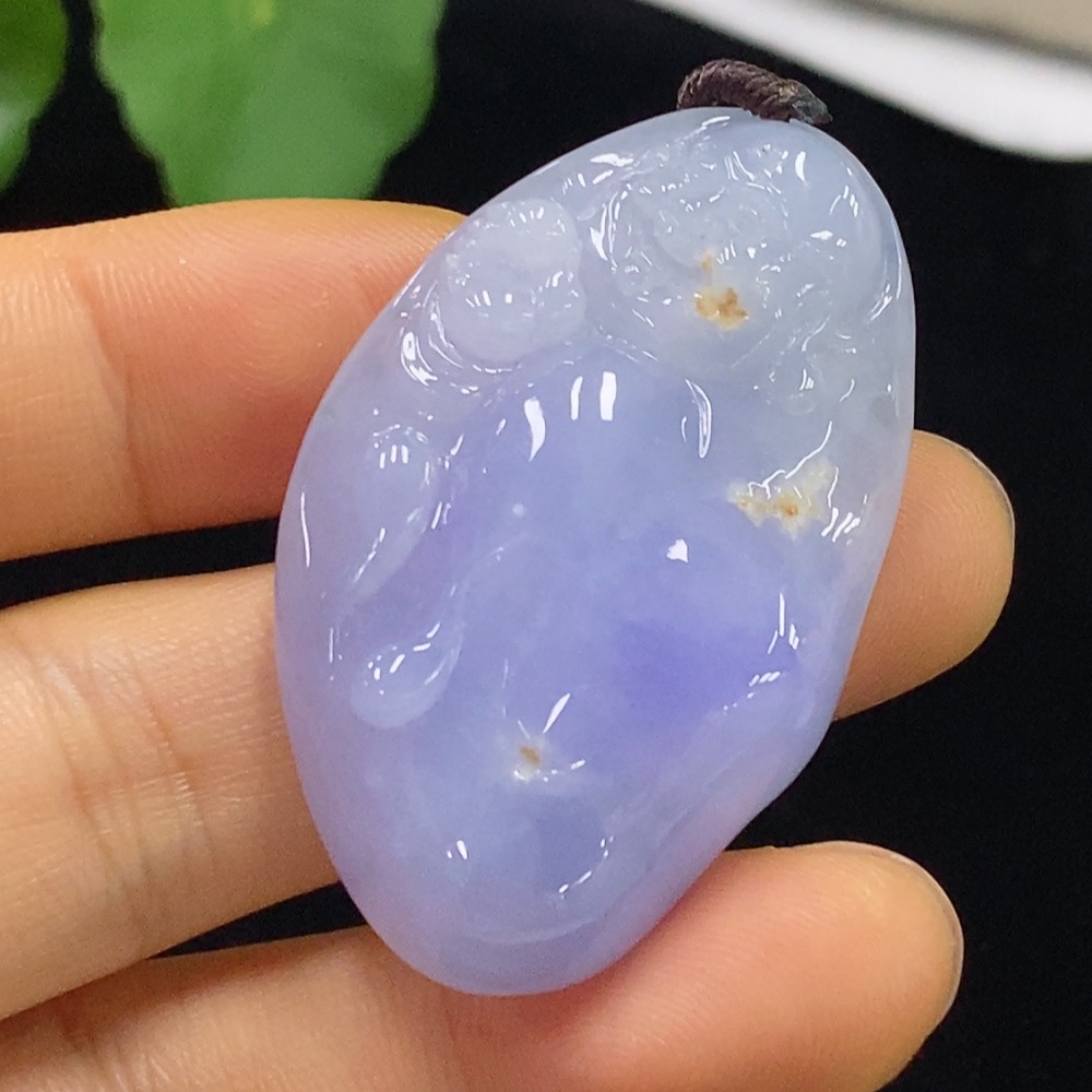 F34024672 Jadeite Buddha Pendant Total Weight Approx. 19.27g
