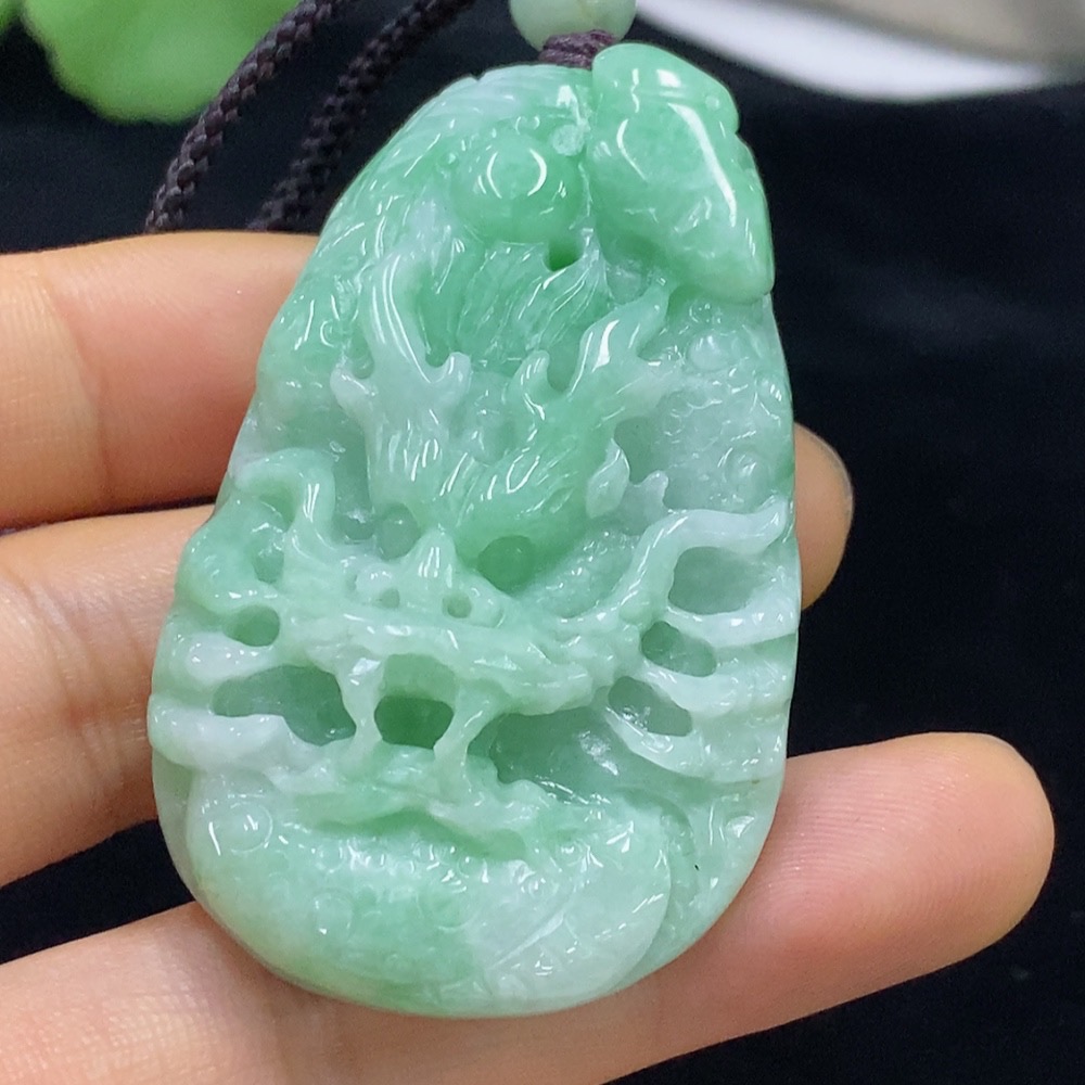 F33835385 JadeiteDragon Pendant