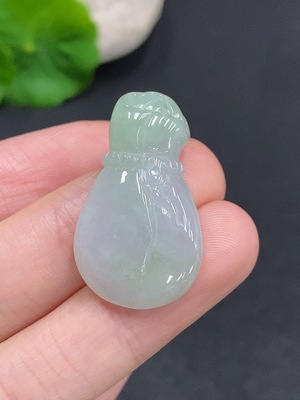 F33907607 Jadeite Money Bag Pendant, Total Weight Approx. 5.6g