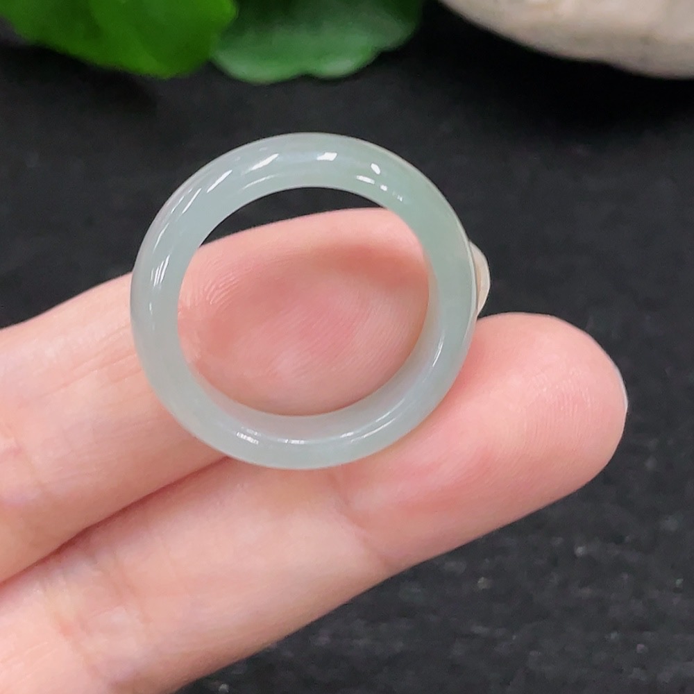 F33828281 Jadeite Ring Size 18 Total Weight Approx. 3.15g