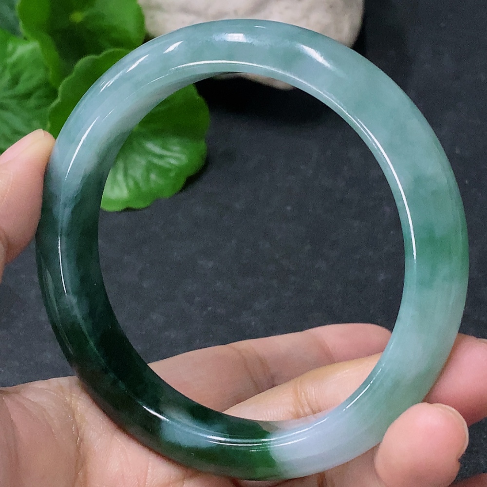 F34953976 Jadeite Round Bangle Size 59mm Total Weight Approx. 60g