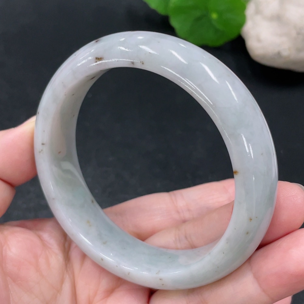 F31674656 Jadeite Regular Round Bangle, Size 58, Total Weight Approx. 75g