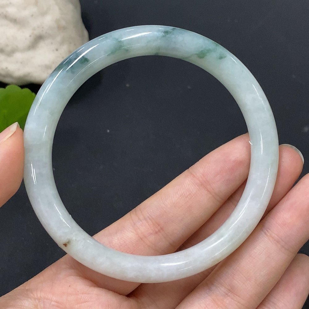 F29357873 Jadeite Round Bangle Size 59.3 Total Weight Approx. 37.55g
