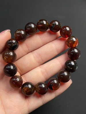 C26938037 Amber Beeswax Bracelet Total Weight Approx.16g Size 12.1mm