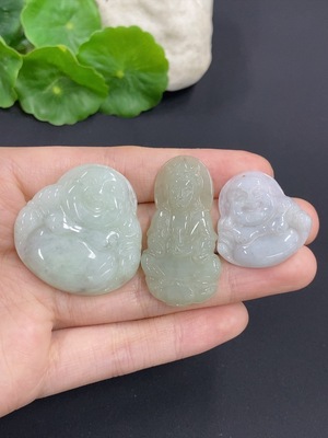 F42976201 翡翠挂件一手走