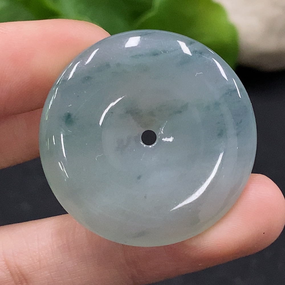 F33946342 Jadeite Safety Buckle Pendant, Total Weight Approx. 11.97g