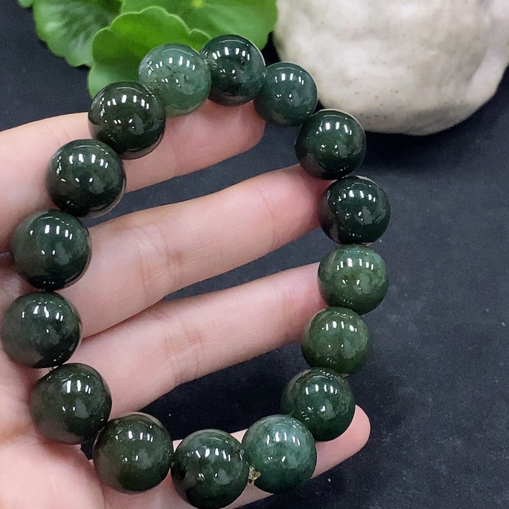 F34056291 Jadeite Bracelet Approx.13.7mm Total Weight Approx.64.9g