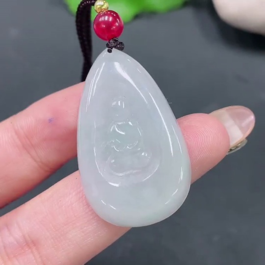 F18058251 Jadeite Enlightenment Pendant Total Weight 9.815g