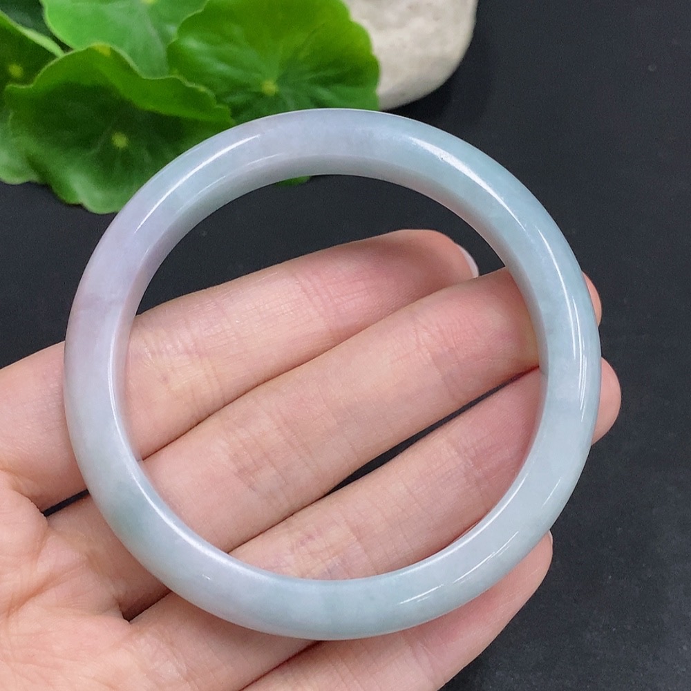 F33942222 Jadeite Round Bracelet, Total Weight Approx. 39.2g, Size 53