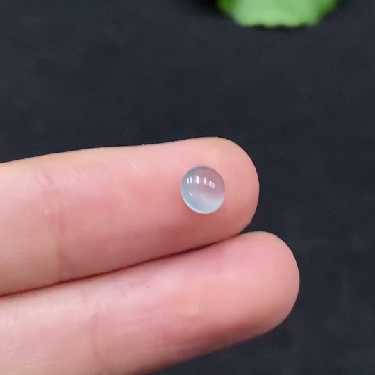 F30514971 Emerald Cabochon Inlay Piece, Total Weight Approx. 0.13g