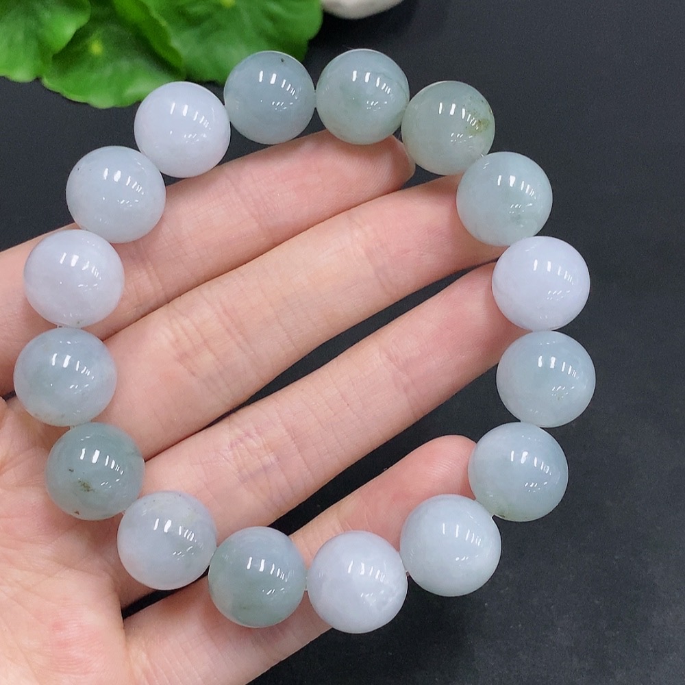 F30457454 Jadeite Bracelet 12.9mm Approx. Total Weight About 62.3g