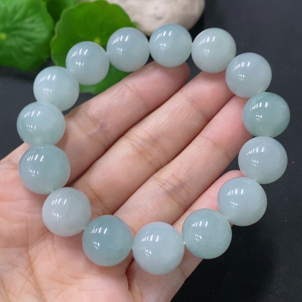 F33849250 Jadeite Bracelet Approx.13mm Total Weight Approx.55.98g