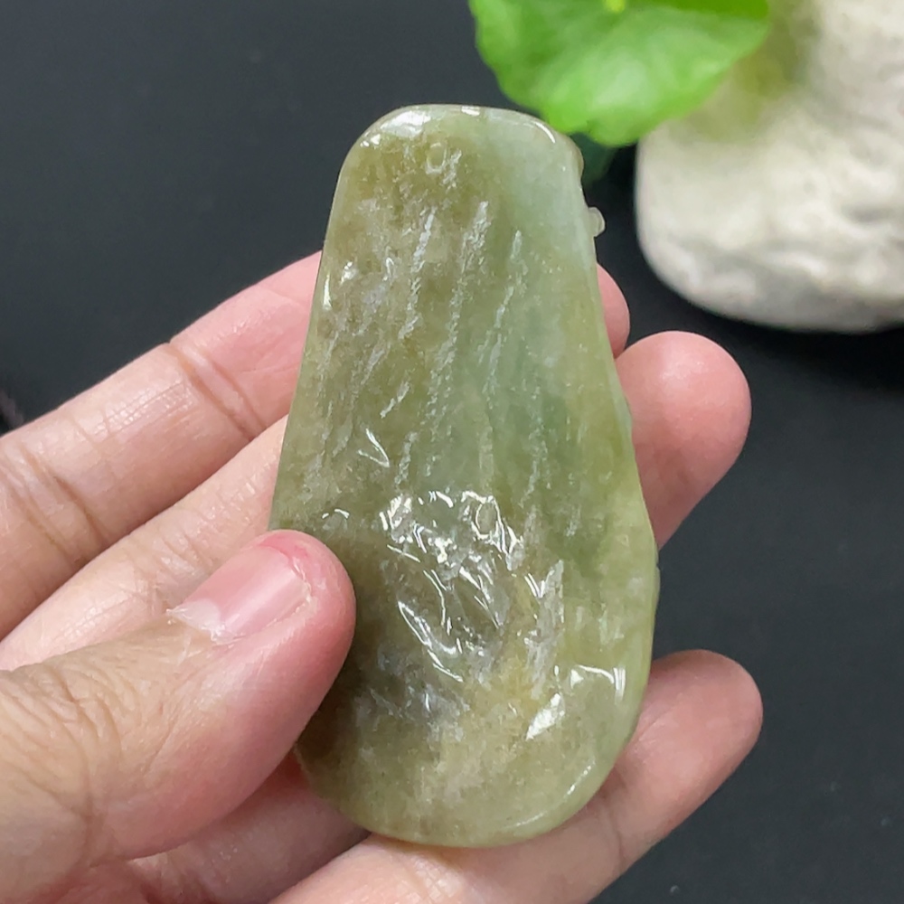 F35108733 Jadeite Phoenix Pendant Total Weight Approx. 35.2g