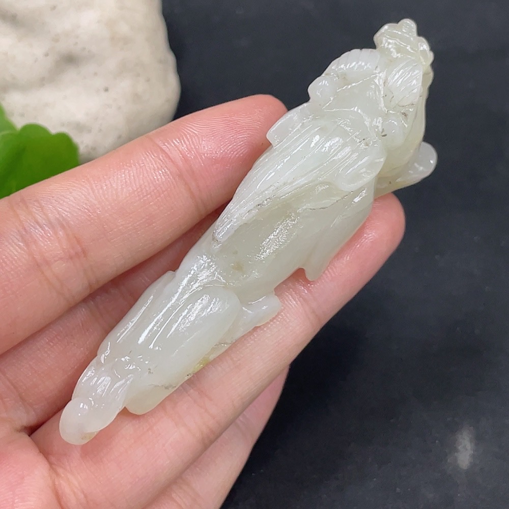 H31635761 Hetian Jade Pendant    Pixiu    Total Weight: Approx. 34.2g